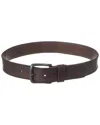 Hart Schaffner & Marx Leather Belt In Brown