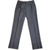 Hart Schaffner & Marx Men's Worsted Wool Pants In Grey In Gray
