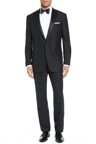 Hart Schaffner & Marx New York Classic Fit Wool Tuxedo In Black