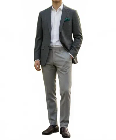 Hart Schaffner & Marx Two Button Sport Coat In Grey Houndstooth In Multi