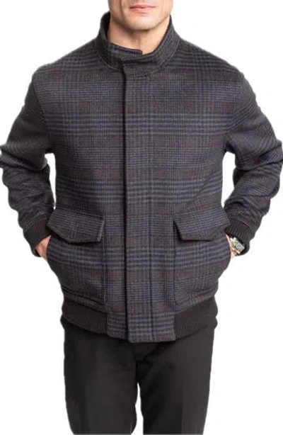 Hart Schaffner Marx Genesee Plaid Jacket In Gray