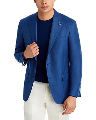 Hart Schaffner Marx Herringbone Regular Fit Sport Coat In Blue