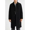 Hart Schaffner Marx Joshua Hooded Raincoat In Black