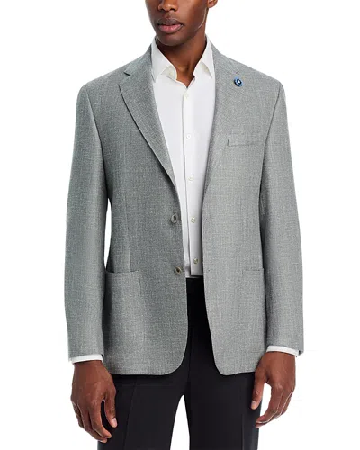 Hart Schaffner Marx New York Fit Neat Sport Coat In Gray
