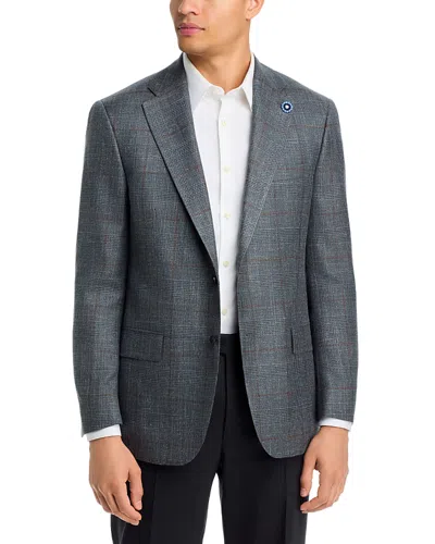 Hart Schaffner Marx New York Fit Plaid Sport Coat In Gray