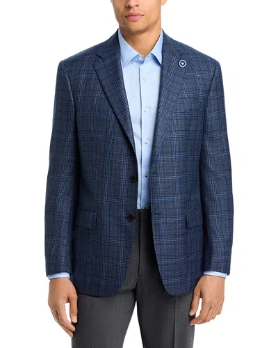 Hart Schaffner Marx New York Fit Plaid Wool Sport Coat In Blue
