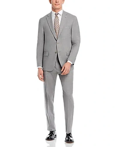 Hart Schaffner Marx New York Neat Regular Fit Suit In Grey