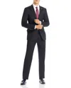 Hart Schaffner Marx New York Classic Fit Solid Stretch Wool Suit In Black