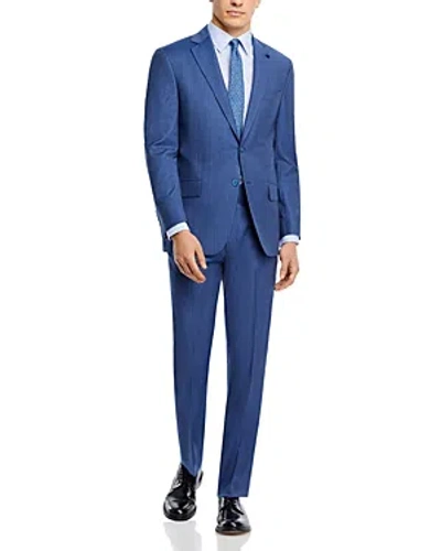 Hart Schaffner Marx New York Stripe Regular Fit Suit In Blue/navy