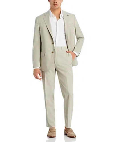 Hart Schaffner Marx New York Tonal Windowpane Classic Fit Suit In Light Tan