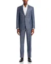 Hart Schaffner Marx Tonal Plaid New York Fit Suit In Slate Blue