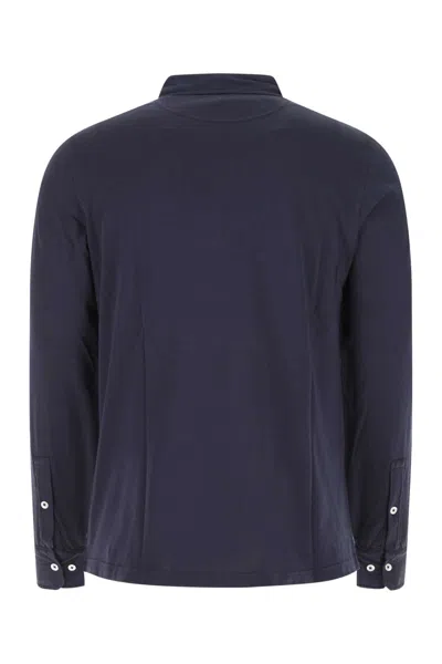 Hartford Blue Cotton Shirt In 03