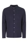 Hartford Shirt Cotton Chest Pocket In Blue
