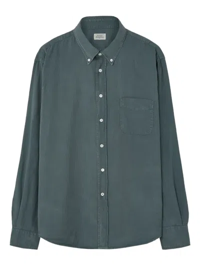 Hartford Button-down Pocket Shirt In Green