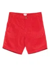 Hartford Buttoned Shorts In Red