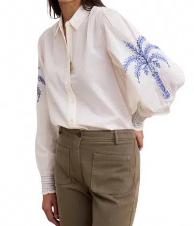 Hartford Caicos Shirt In Off-white In Neutral