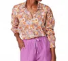 Hartford Charlot Woven Shirt In Orange & Parma In Multi
