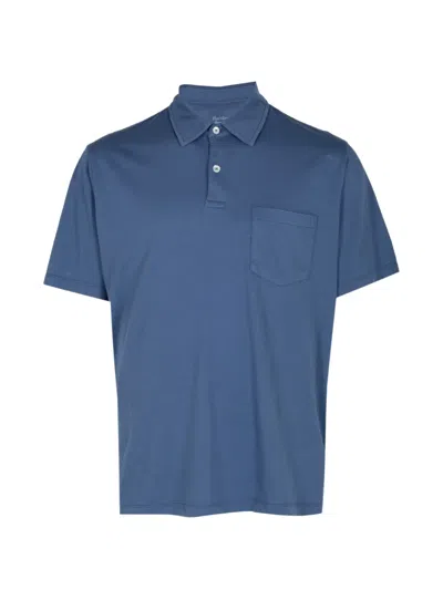 Hartford Chest-pocket Polo Shirt In Blue