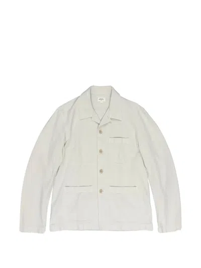 Hartford Chore Button-up Shirt Jacket In Burgundy