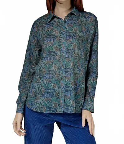 Hartford Cinema Woman Woven Shirt In Blue