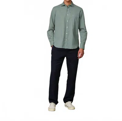 Hartford Cotton Paul Shirt In Cactus In Green
