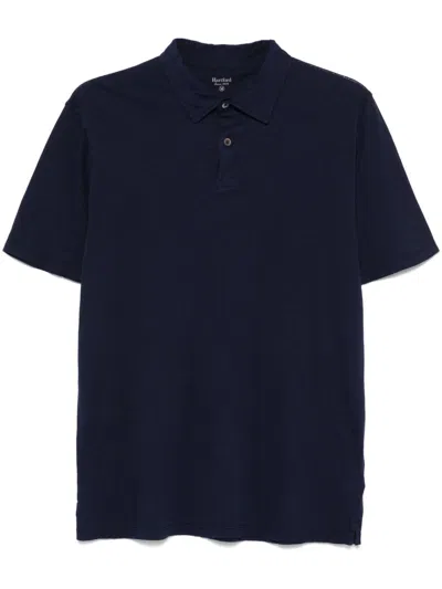 Hartford Cotton Polo Shirt In Black