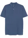 Hartford Cotton Polo Shirt In Blue