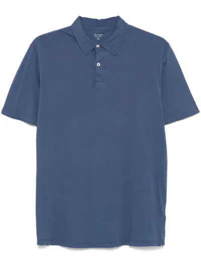 Hartford Cotton Polo Shirt In Blue