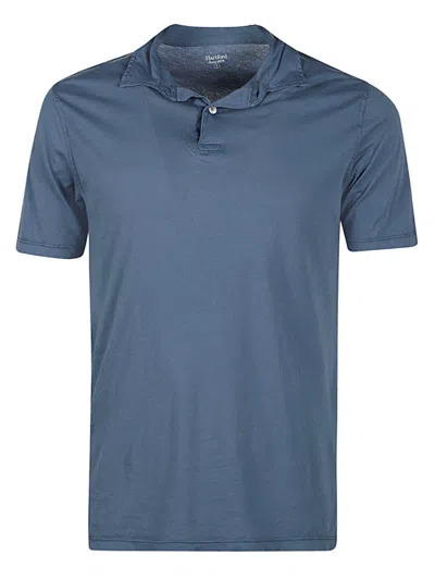 Hartford Cotton Polo Shirt In Blue