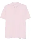 Hartford Cotton Polo Shirt In Pink