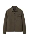 Hartford Dandy Houndstooth-pattern Zip-up Jacket In Brown