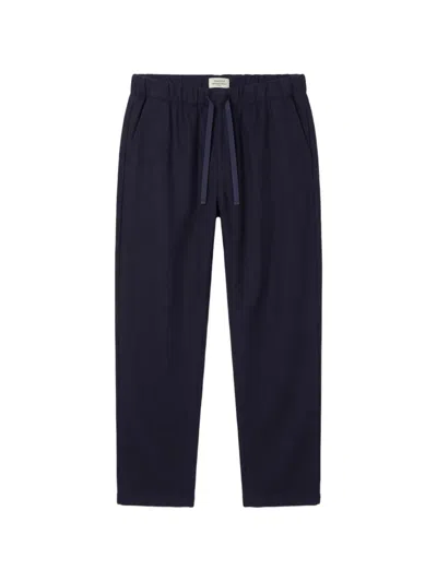 Hartford Drawstring Elasticated-waist Trousers In Blue