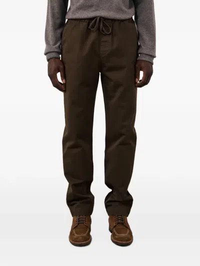 Hartford Drawstring-waist Trousers In Brown
