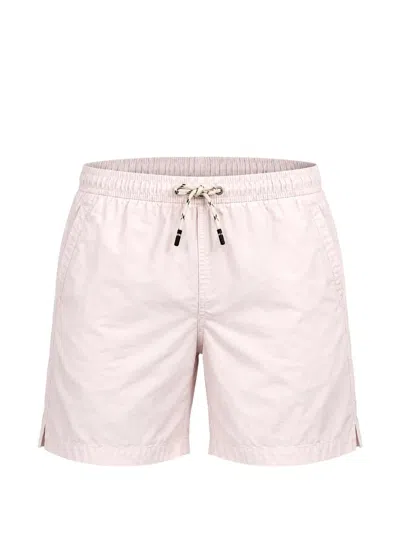 Hartford Elasticated Drawstring Swim Shorts In Pink