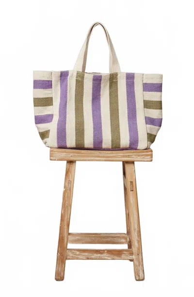 Hartford Ellin Bag In Matcha/peony In Purple