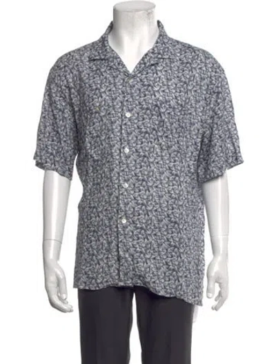 Pre-owned Hartford Floral Print Short Sleeve Shirt In Multicolor