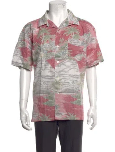 Pre-owned Hartford Floral Print Short Sleeve Shirt W/ Tags In Multicolor