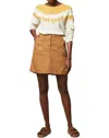 Hartford Jine Skirt In Peanut In Brown
