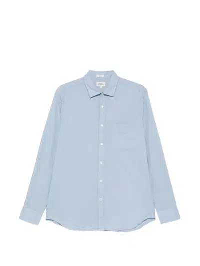 Hartford Langärmeliges Storm Hemd In Blue