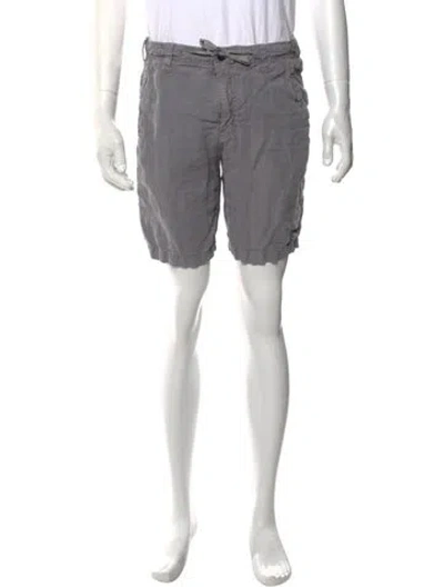 Pre-owned Hartford Linen Chino Shorts In Grey