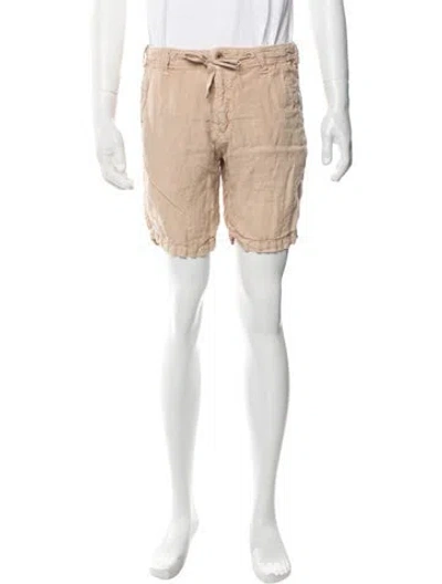 Pre-owned Hartford Linen Chino Shorts In Neutrals