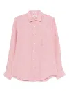 Hartford Linen Shirt In Pink