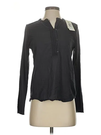 Pre-owned Hartford Long Sleeve Blouse In Black