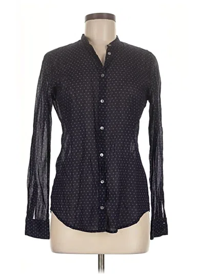 Pre-owned Hartford Long Sleeve Button Down Shirt In Black