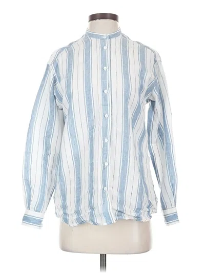 Pre-owned Hartford Long Sleeve Button Down Shirt In Blue