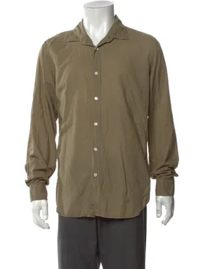 Pre-owned Hartford Long Sleeve Shirt In Green