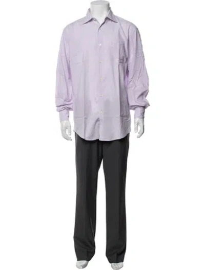 Pre-owned Hartford Long Sleeve Shirt In Purple