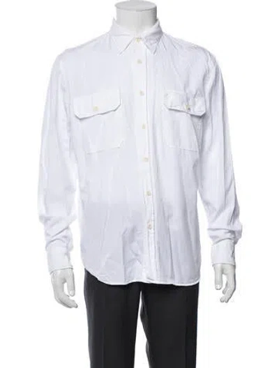 Pre-owned Hartford Long Sleeve Shirt In White