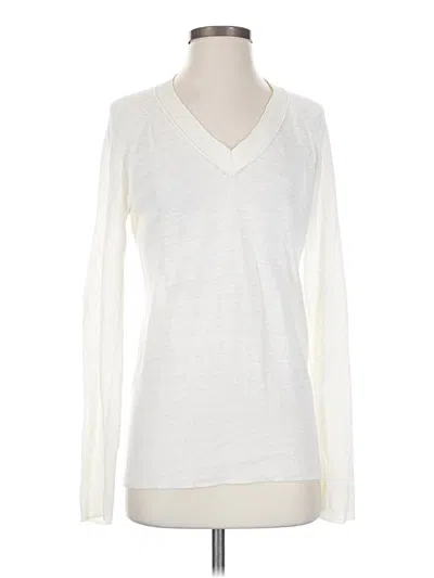 Pre-owned Hartford Long Sleeve T-shirt In Ivory