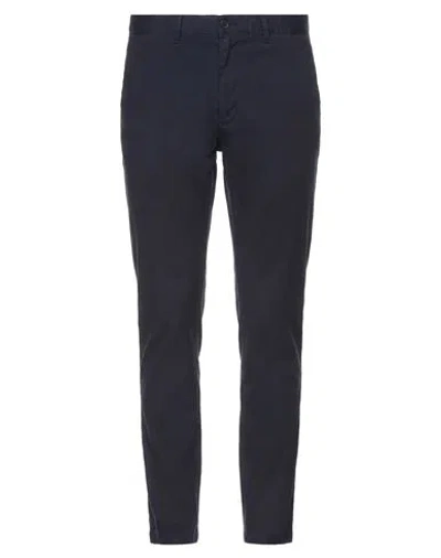 Hartford Man Pants Midnight Blue Size 38 Cotton, Elastane In Multi